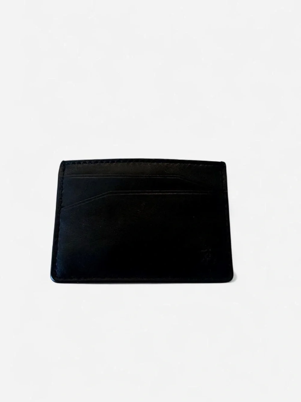 [New] Brooks Brothers Black Sheep Leather Slim Card Sleeve